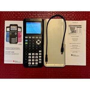 Texas Instruments TI-84 Plus CE Graphing Calculator - Black/White